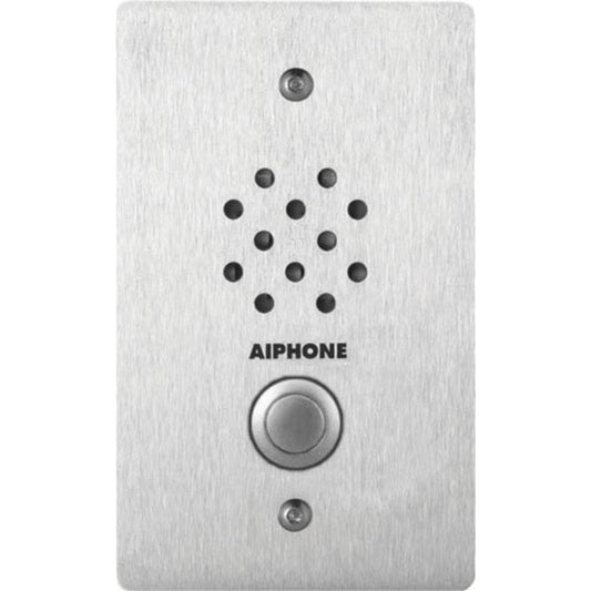 Aiphone LE-SS-1G Vandal-and Weather-Resistant Single-Gang Door Station for Use with AX, LAF/LDF-C, LEM, LEF, MP-S Series Intercom Systems
