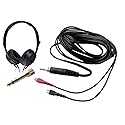 V-MOTA HD 25 Lite DJ Parallel Lines Cable with 6.35mm Adapter Compatible with Sennheiser HD 224 420 520,HD 600 650,HD25 HD 25-1 HD25-1 II HD25-13…