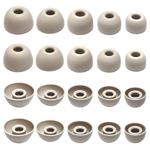 Replacement Earbud Tips for Powerbeats Pro 2 Ear Tips [10 Pairs ] - XL/L/M/S/XS Silicone Earbuds Tips Compatible with Beats Studio Buds/Beats Fit