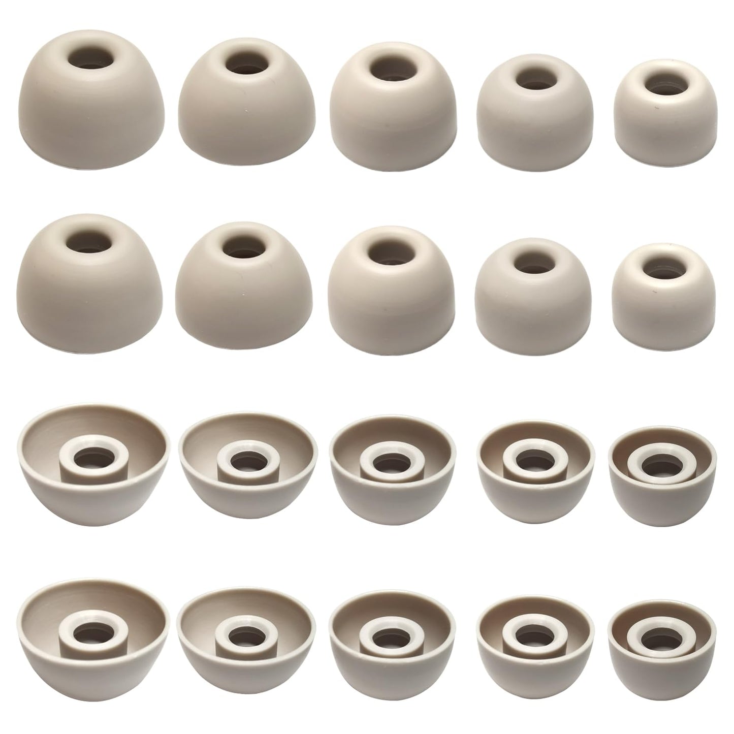 Replacement Earbud Tips for Powerbeats Pro 2 Ear Tips [10 Pairs ] - XL/L/M/S/XS Silicone Earbuds Tips Compatible with Beats Studio Buds/Beats Fit