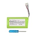 MPF Products 2600mAh ST-01, ST-02 Battery Replacement Compatible with Sony SRS-XB2, SRS-X3 Wireless Portable Bluetooth Speaker with Installation Tool
