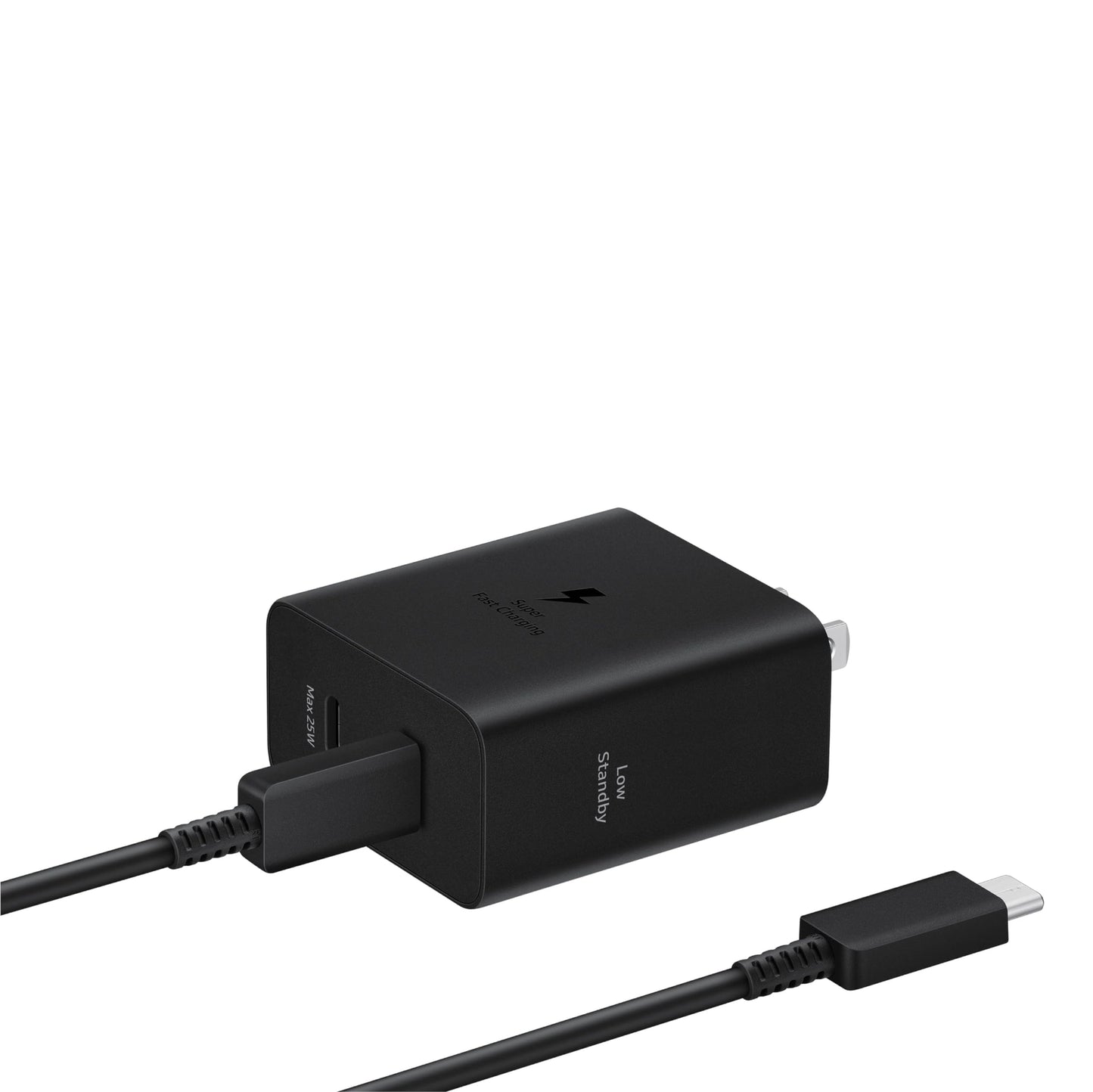 SAMSUNG 50W Duo Power Adapter Wall Charger, 2 Ports, Cable Included, Super Fast Charging 2.0 for Galaxy Phones, Tablets, USB Type C Devices, Low