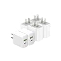 6 Pack USB C Charger Block,20W USB-C & USB-A Port Charger?for i Phone 17/16/15/14/13/12/11/X/8, i Pad and More