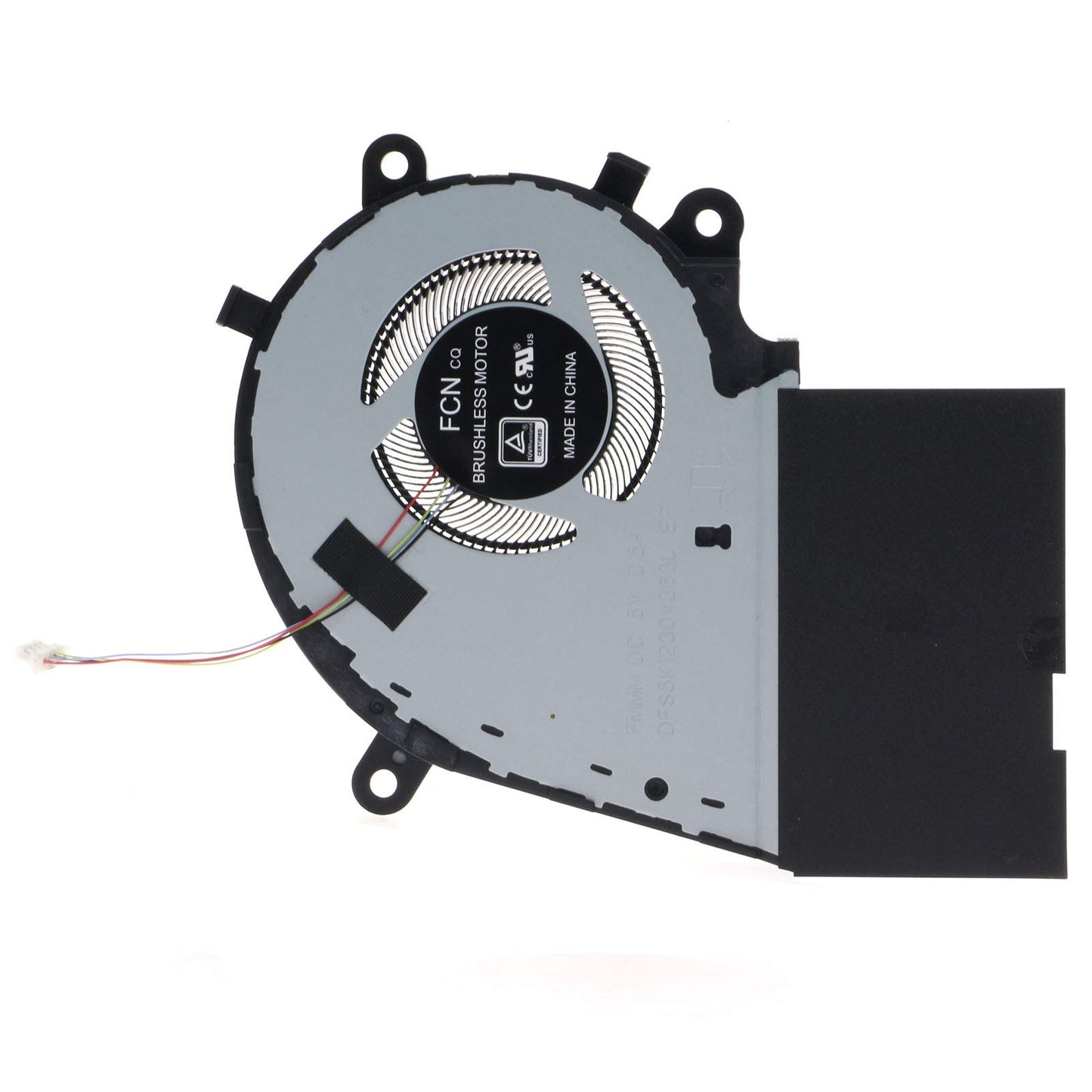TRADOCK CPU Cooling Fan for Asus ROG Strix Laptops, 5V 2.5W, 4000RPM, 41dB, 7mm Width, 3-Pin Connector, Compatible with G531GV, G531GU, G712LU
