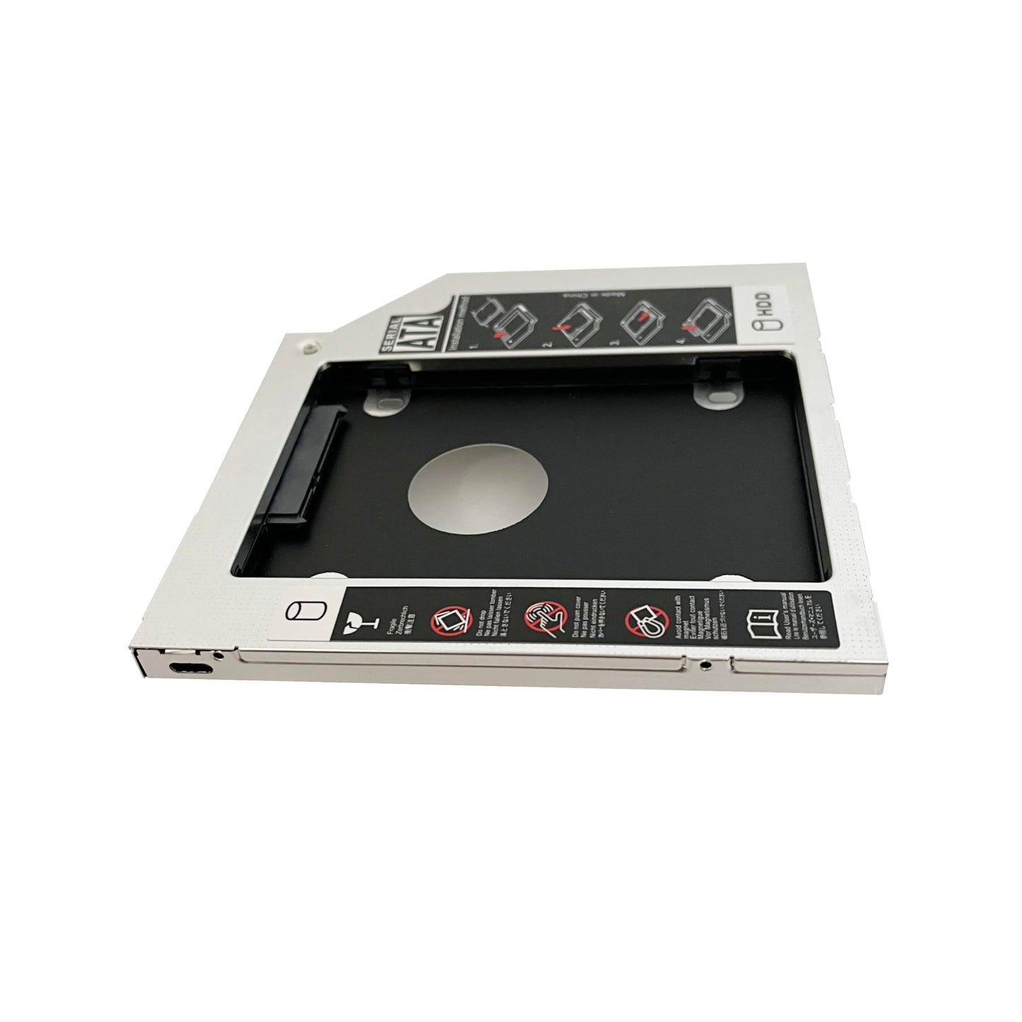 DY-tech 2nd SATA Hard Drive HDD SSD Enclosure Case Caddy Frame Tray for HP 240 250 255 G3 G4 G5