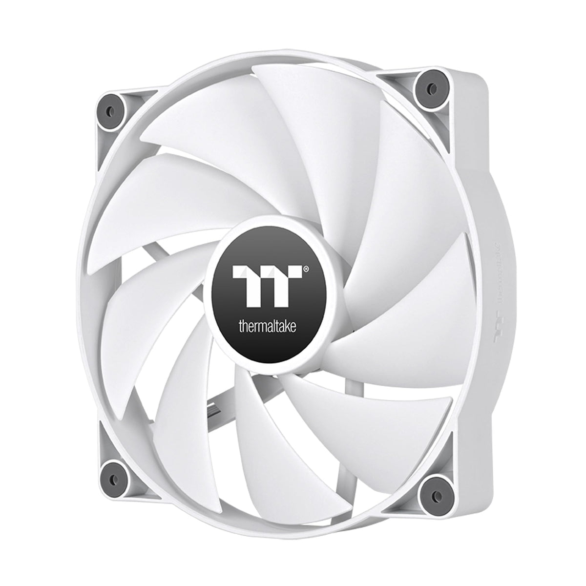 Thermaltake CT200 PWM Fan Single Pack, PWM Controlled 500~900 RPM, Airflow 131.6 CFM, Hydraulic Bearing, Case Fan, 200mm x 200mm x 30mm, White