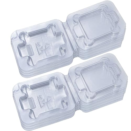 ToToT 14pcs Universal CPU Protection Box 5.5x6.5cm Computer CPU Case Tray Flip Top Container LGA1150 / 1151/1155/1156 i3 i5 i7 CPU Intel Protector
