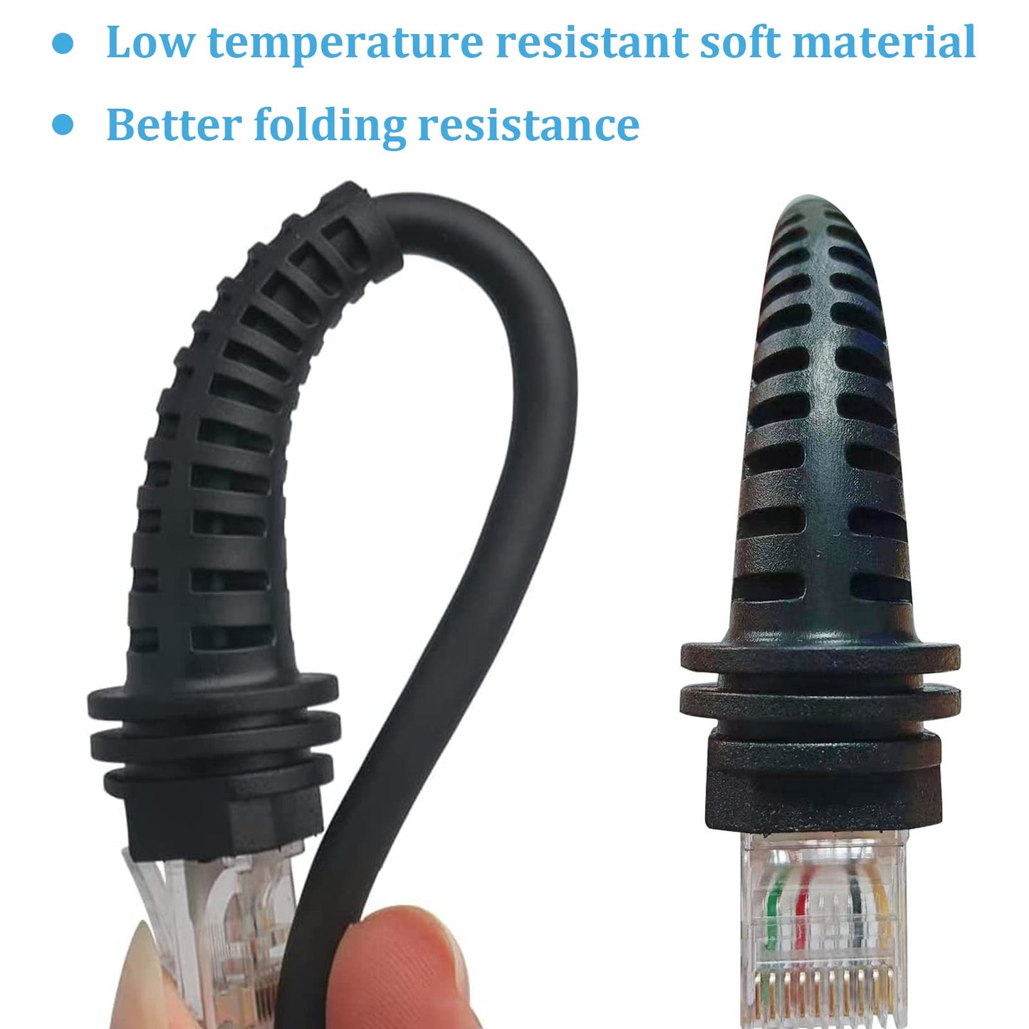 SOTESIN Barcode Scanner Cable for Honeywell, USB to RJ45 Cable, CBL-500-300-S00 1900GHD 1902GHD 1902GSR 1300G 1250g 1450G 1200G 1400G 1900-C 1950G (3M