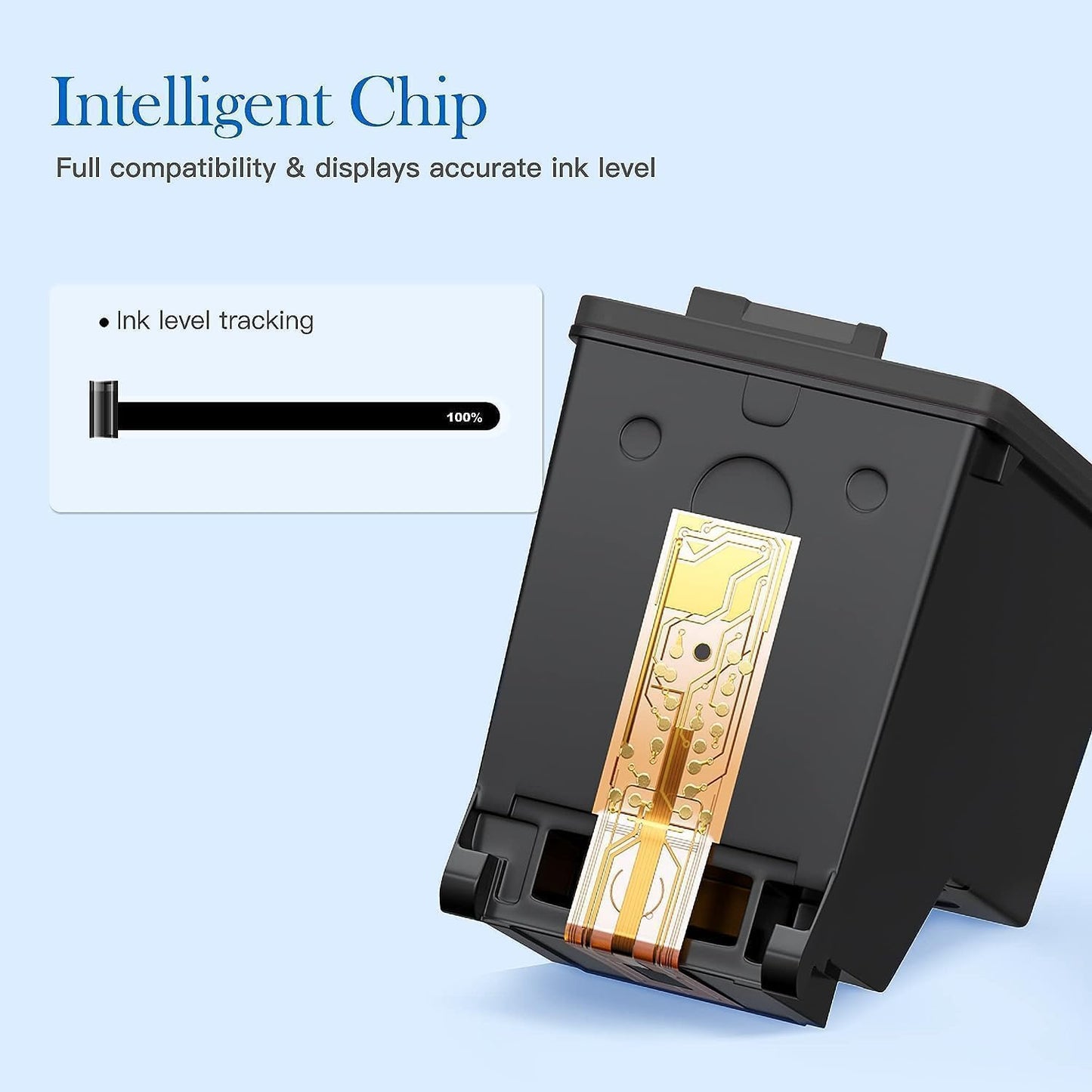 Valuetoner Ink Cartridges Replacement for HP Ink 61 XL 61XL Black Remanufactured for HP Envy 4500 4501 4502 5530 Deskjet 2540 3050 1000 1050 1056 1510