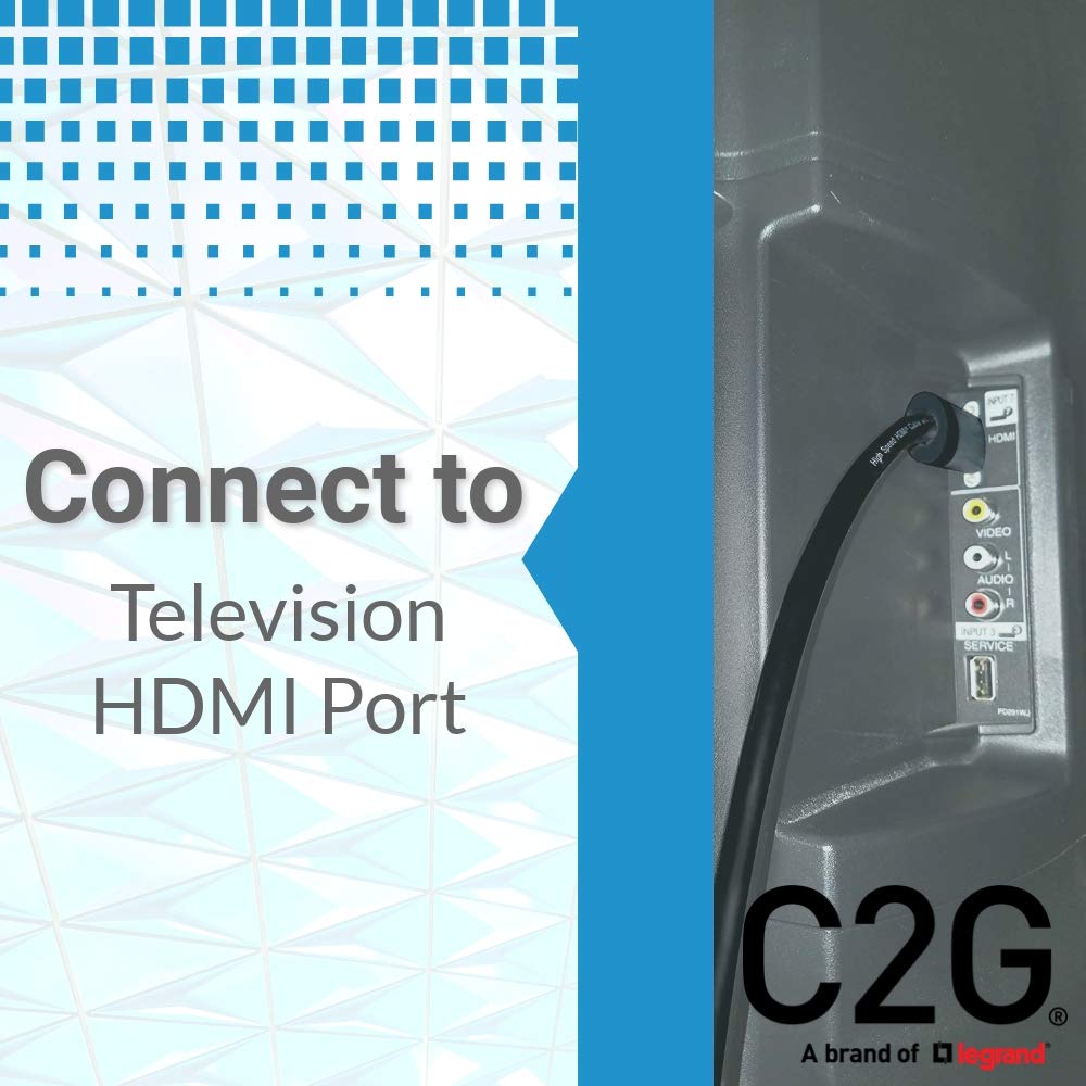 35ft (10.7m) C2G Plus Series Select Standard Speed HDMI™ Cable with Ethernet 1080p - In-Wall CL2-Rated