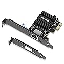 NICGIGA 2.5G Base-T PCIe Network Adapter, Realtek RTL8125B 2.5Gbps/1Gbps/100Mbps PCI Express Gigabit Network Card Convert to Ethernet RJ45 LAN Port