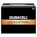 Duracell - CopperTop C Alkaline Batteries with recloseable package - long lasting, all-purpose C battery for household and business - Pack of 12