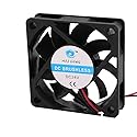 uxcell DC 24V 60 x 60 x15mm Computer Cooling 9 Vanes Brushless Cooling Fans