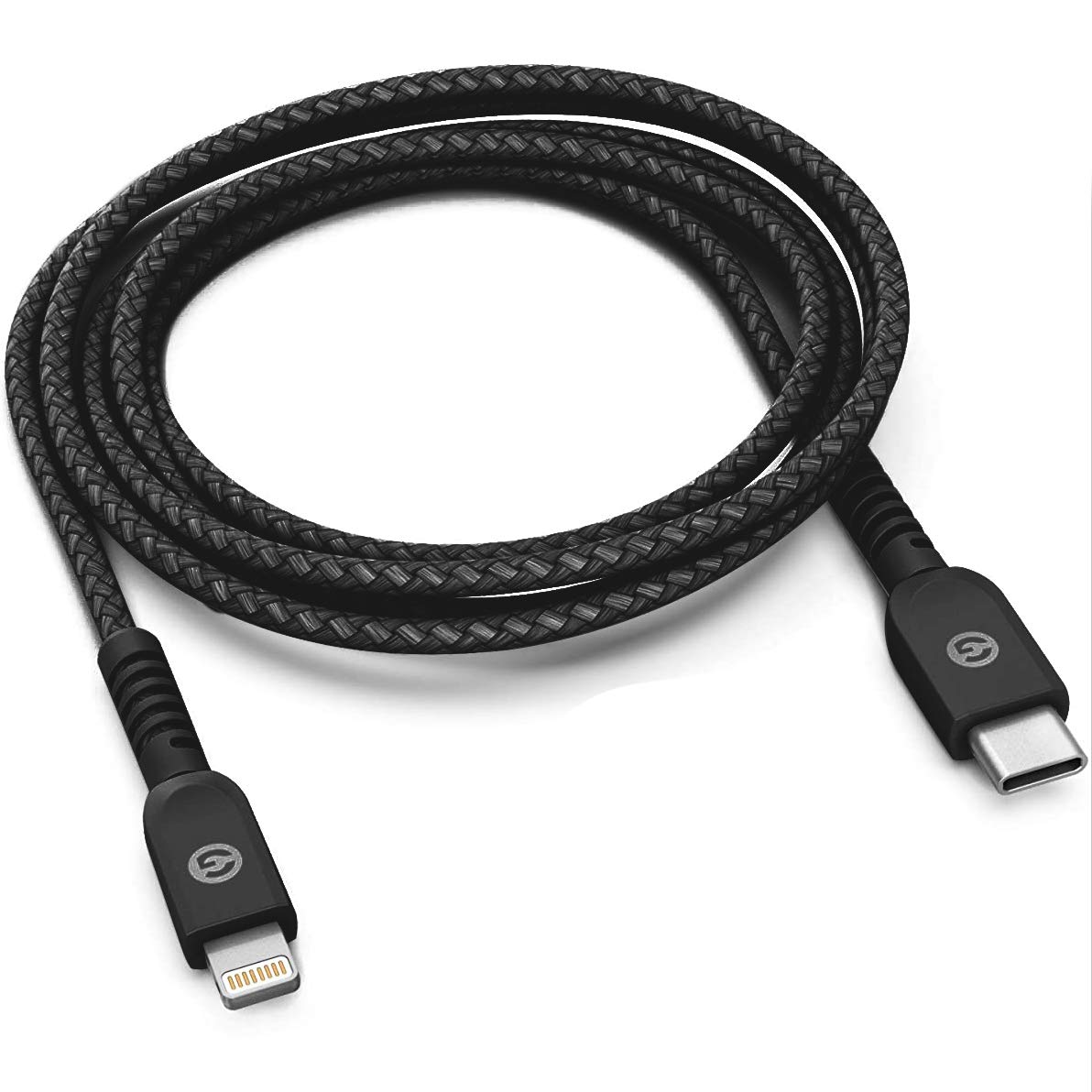 Galvanox iPhone Car Charger with Cable (Apple MFi Certified) 18W Ultra Fast Charging Power Adapter with 6ft Braided USB-C to Lighting Cord (Compatible