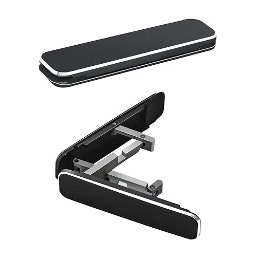 DWTB Phone Kickstand,Multi-Angle Aluminum Cell Phone Kickstand Attachment(Adjustable Angle)(Vertical and Horizontal Stand) Black