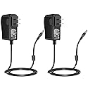 2-Pack AC to DC 5V 1A Power Supply Plug 5.5mm x 2.1mm UL Listed FCC