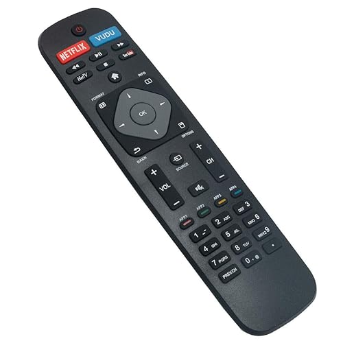 New Remote Control for Philips TV 49PFL4909/F7 55PFL4909/F7 58PFL4609/F7 58PFL4909/F7