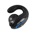 Bluetooth Headset, Sunffice Single Ear BT5.0 Ultralight Wireless Headphone Cell Phone Earpiece Ear Clip with Mic, Noise Canceling Handsfree Driving
