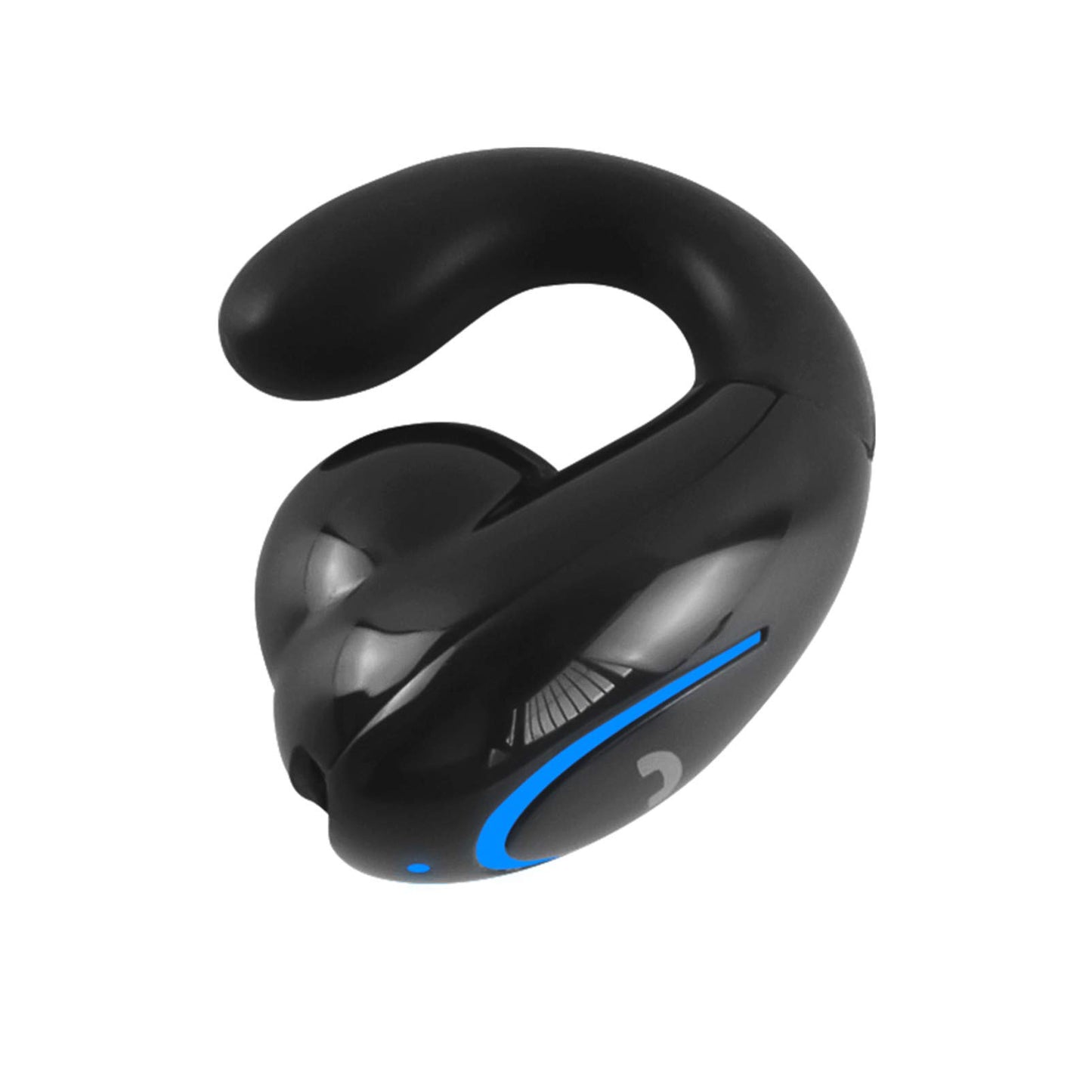 Bluetooth Headset, Sunffice Single Ear BT5.0 Ultralight Wireless Headphone Cell Phone Earpiece Ear Clip with Mic, Noise Canceling Handsfree Driving