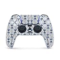 MightySkins Gaming Skin for PS5 / Playstation 5 Controller - Galaxy Bots | Protective Viny wrap | Easy to Apply and Change Style | Made in The USA