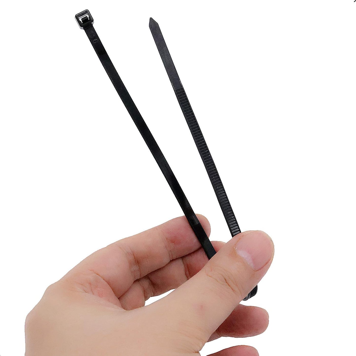 50Pcs Cable Zip Ties 300mm x 4.8mm / 12 x 0.19 Inch Self-Locking Nylon Tie,50LBS Tensile Strength,Wraps Cord Management,Plastic Heavy Wire Toes