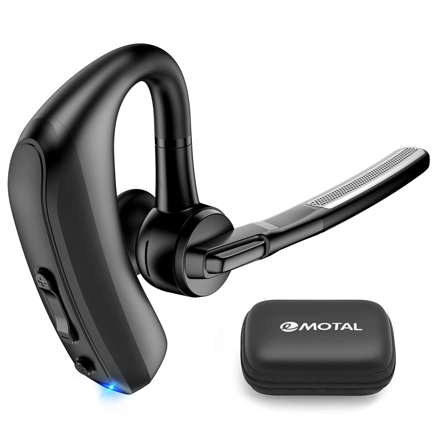 emotal Bluetooth Headset Dual-Mic ENC +CVC 8.0 Noise Cancelling Aptx HD HiFi Stereo15Hours HD Talktime 200Hours Standby Bluetooth Earpiece Compatible