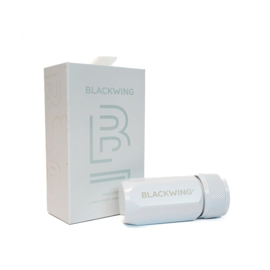 Blackwing One-Step Long Point Pencil Sharpener, German Steel Blade, White