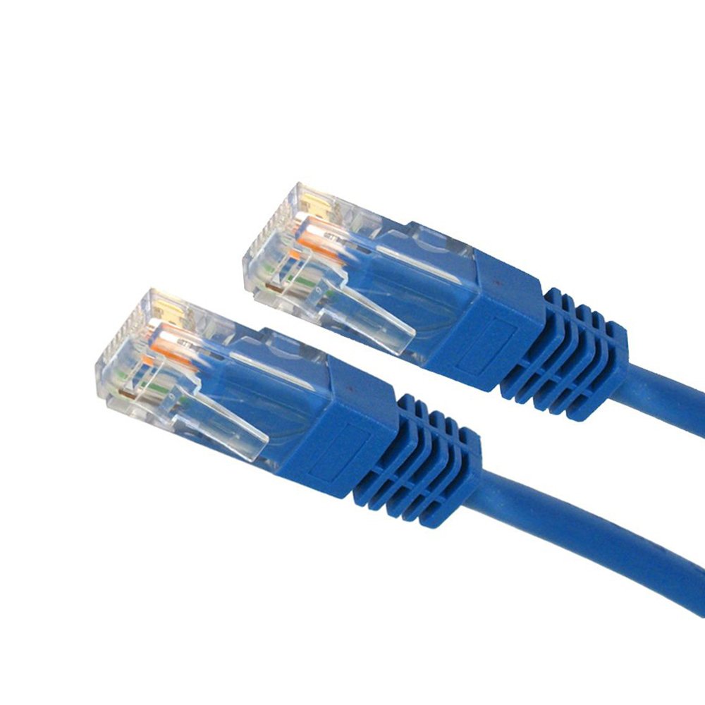 4xem 4XC5EPATCH50BL Patch Cable CAT5e 50' RJ-45 M/M, Blue