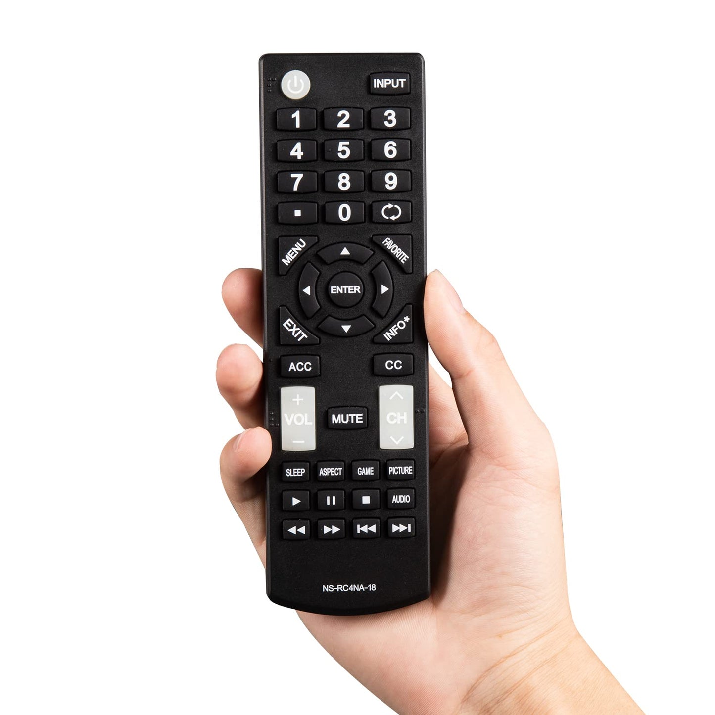 New Universal Replacement Remote Control Fit for All Insignia TVs One Year Warranty