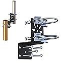 Aimeboost Antenna Mount Anti Vibration Weather-Resistant Heavy Duty Antenna Mast Bracket [ Without The Pole ] for Outdoor Home Antenna Pole Mount Kits