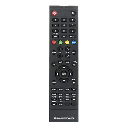 GXHA GXBA FXTB GXEB Replaced Remote fit for Sanyo TV FVD5833 DP50843 DP58D33 DS24425 DS27225 DS27425 DS32225 VM2751 AVM2751S CLT-1554 CLT2054 DS19310