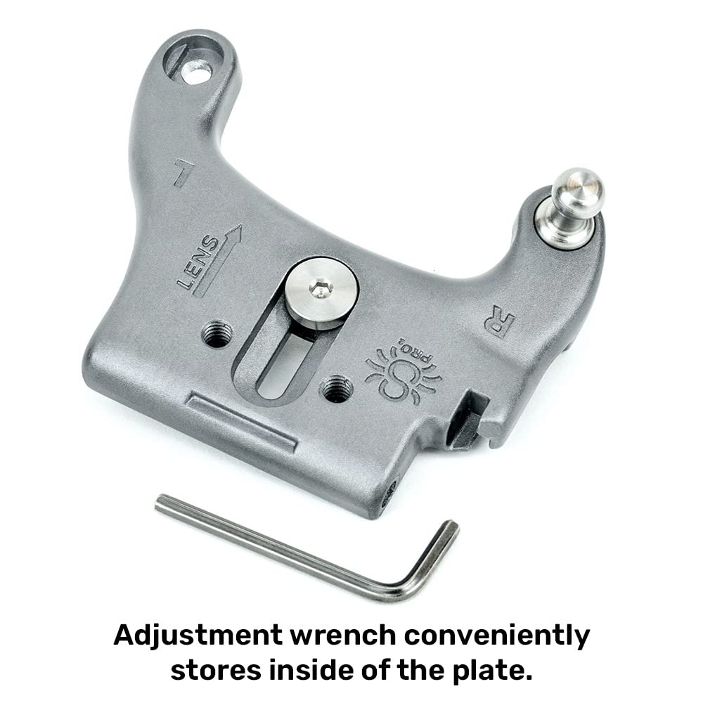 Spider Holster - Spider Camera Plates Constructed from Durable Stainless Steel & Aluminum with Anti-Slip Pads - Featuring Built-in 1/4"-20 Tripod