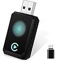 CAENEEDER Wireless Carplay Adapter, Convert Wired to Wireless CarPlay, Compatible with CarPlay, Plug and Play, Type-C/USB, Suitable for 800+ Vehicles