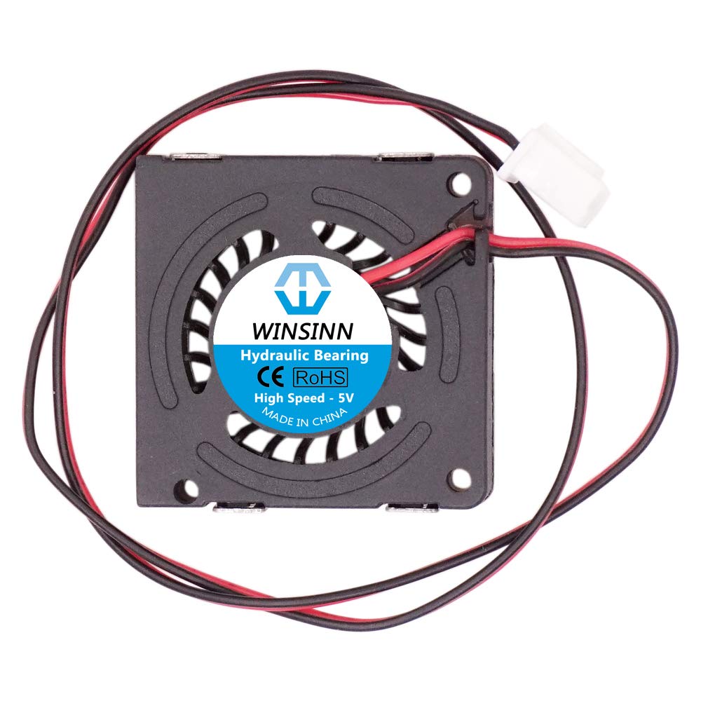 WINSINN 30mm Blower Fan 5V 3007 Hydraulic Bearing 30x7mm Turbine Turbo - High Speed (Pack of 2Pcs)