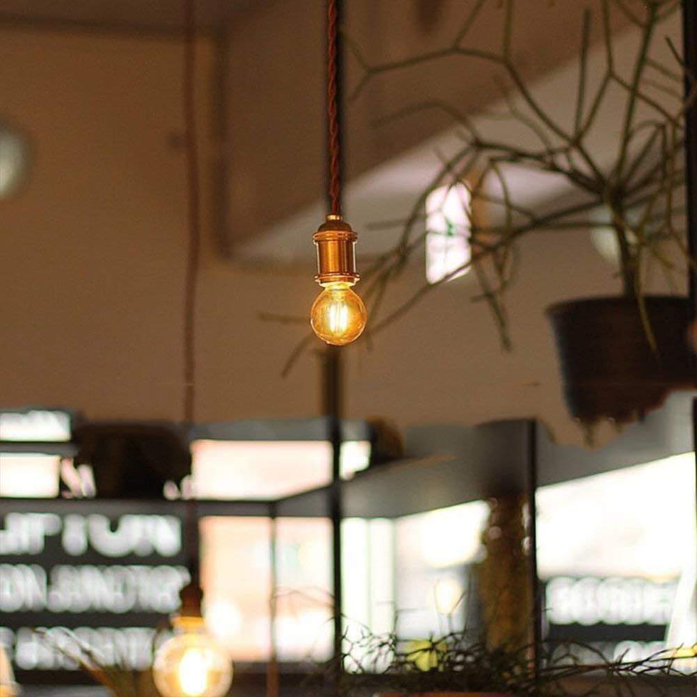 Tsunetani G40 G12.5 Led Filament Mini Globe Light Bulbs 0.5W Equivalent to 5 Watt Incandescent Low Watts Led Bulb E26 Base 2200K Edison Bulb