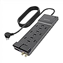 Belkin 12-Outlet Home and Office Series Surge Protector, 8ft Cord, Gray