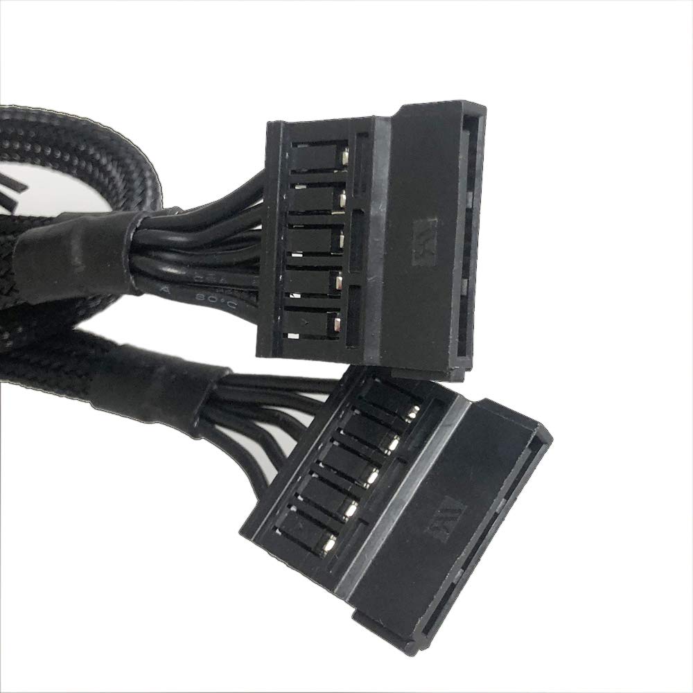 GinTai 6 pin to 3X SATA Drive Power Cable Replacement for EVGA Super NOVA 450-850 G2 B3 G3 G5 P2 B2 80 Plus (53.5cm 21inch)