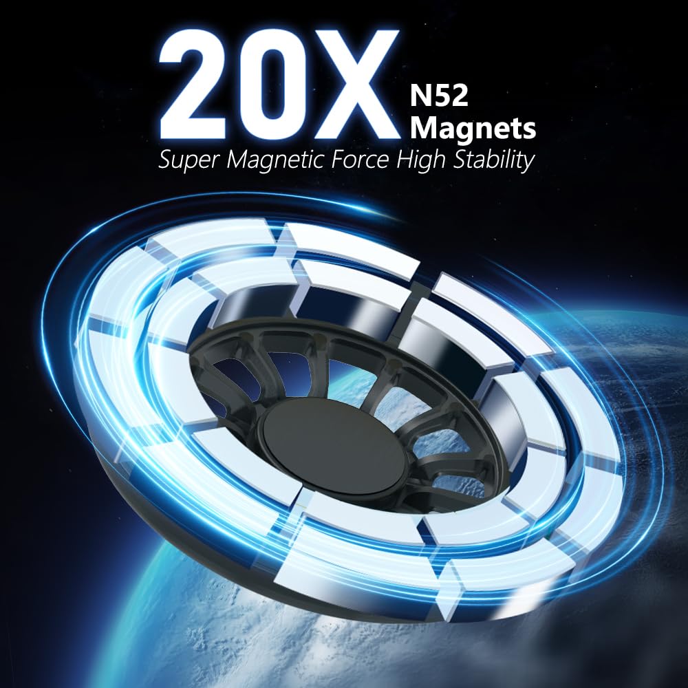 CLEC Magnetic Car Phone Holder for BMW X3 2025-2026 Car Phone Holder Mount for Magsafe[20 Strong Magnetic] 360°Adjustable,Phone Holder for BMW X3