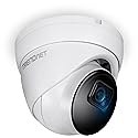 TRENDnet Indoor Outdoor 5MP H.265 PoE IR Fixed Turret Network Camera, IP66 Rated Housing, IR Night Vision up to 30m (98 ft.), Security Surveillance
