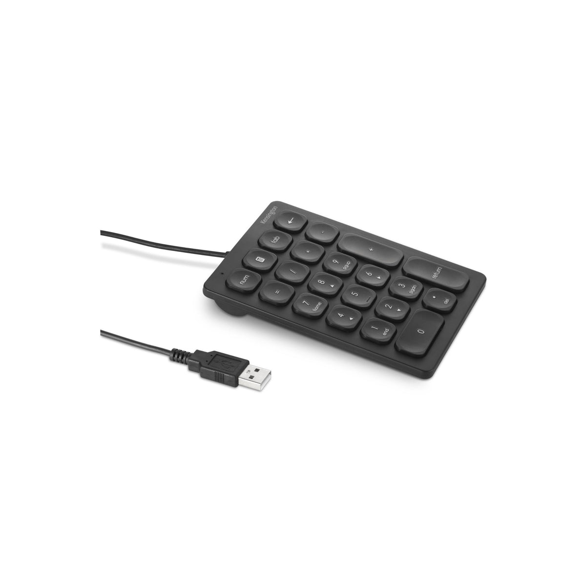Kensington Wired Numeric Keypad with Plug & Play USB Connection, 21-Key Numpad with 4 Shortcut Keys for PC, Laptops and Other Devices (K79820WW)