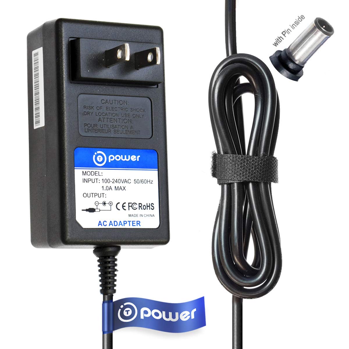 T-Power Ac Adapter Charger for Samsung HW-F335 HW-F350 HW-F355 HW-F550 HW-F551 HW-FM35 HW-FM55 HW-FM55C Series Crystal Surround SoundShare SoundBar…