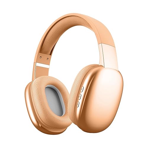 Gabba Goods Wireless Over Ear Bluetooth Headphones with Microphone - Wireless Headset -Noise Reduction - Bluetooth, Wired,Built in Micro SD…