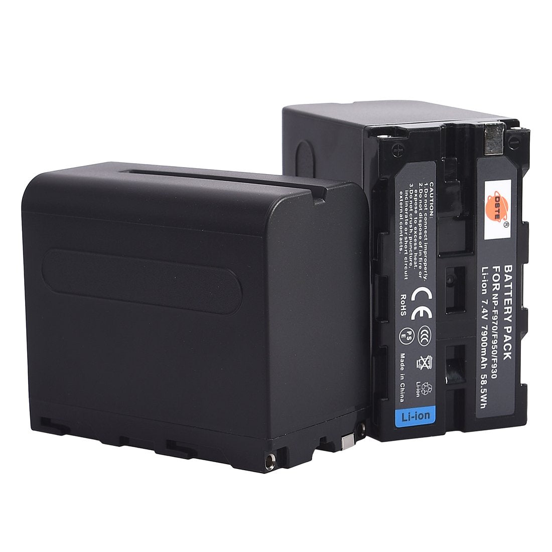 DSTE® 2X Replacement Li-ion NP-F970 NP-F950 Battery Compatible Sony DCM-M1 MVC-CD1000 HDR-FX1 DCR-VX2100E DSR-PD190P NEX-FS700RH HXR-NX3 Camera as