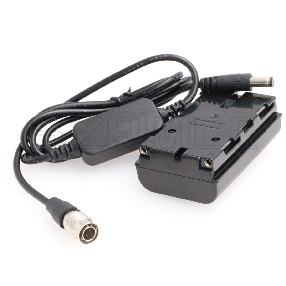 SZRMCC Hirose 4 Pin Male to NP-F970 Dummy Battery for Sony F5 F55 Camera to Atomos Shogun Ninja Inferno Monitor