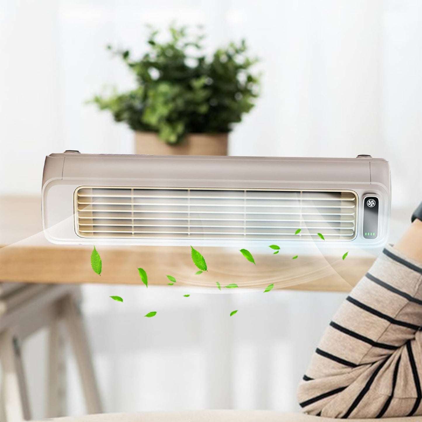 Fans That Blow Cold Air, Desktop Portable Tower Fan, 3 Modes Adjustable AC Personal Air Cooler Lightweight and Easy to Carry, Small Desk Fan for Home