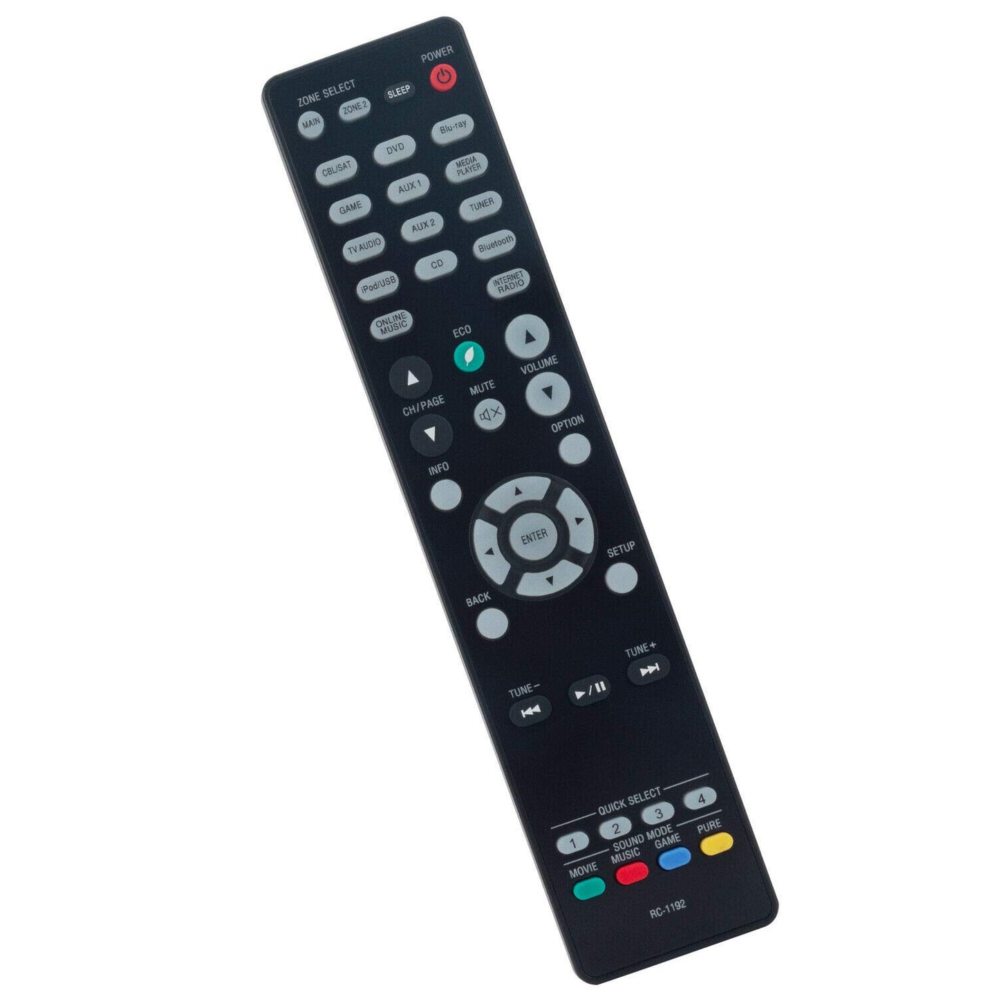 NTQinParts Replacement Remote Control Controller for Denon AVR-S660H 5.2Ch Home Theater AV Receiver
