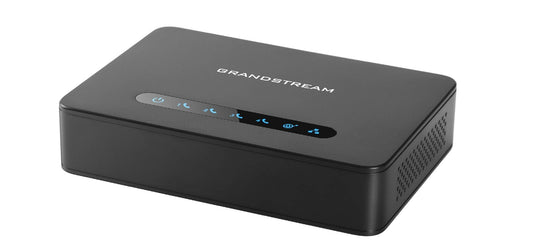 Grandstream GS-HT814 4 Port Ata with 4 Fxs Ports and Gigabit NAT Router Voip Phone and Device, Black