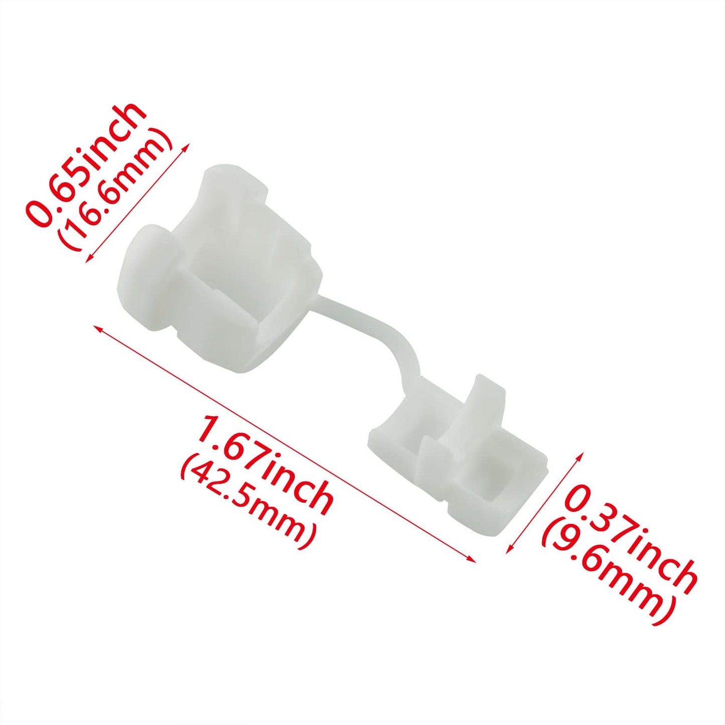 HJGarden 10PCS Wire Cover, Round Strain Relief Bushing Electric Cable Protection Cord Buckle, Round Cable Wire Strain Relief Bush Grommet Protective