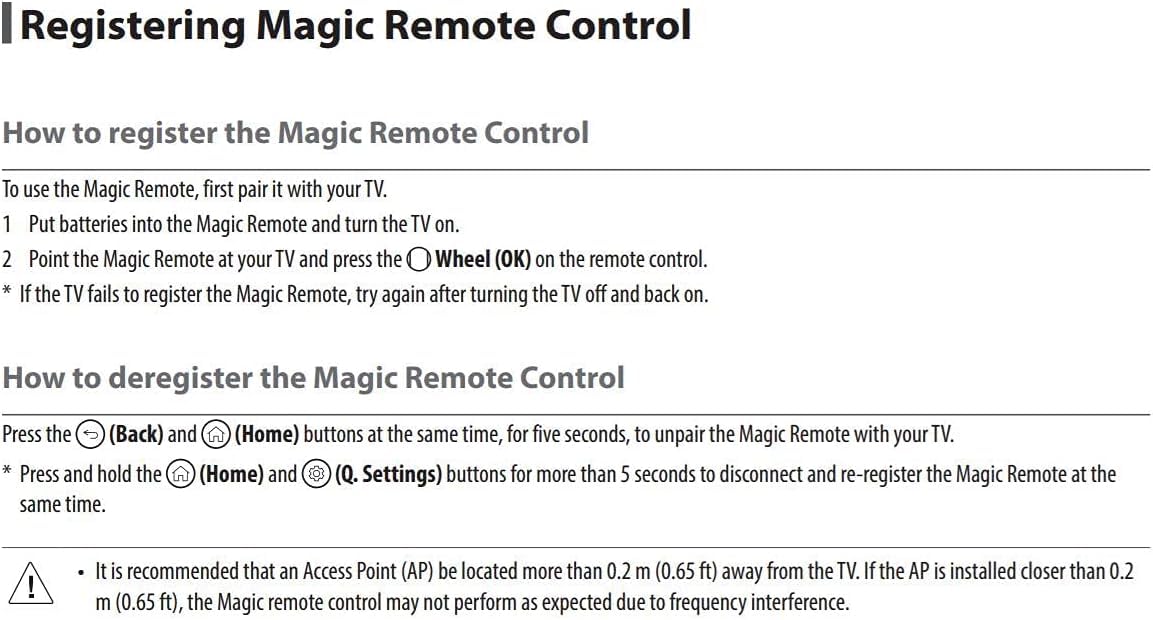NTQinParts Voice TV Remote Control Controller Replacement for LG OLED55G5WUA 55-Inch, OLED65G5WUA 65-Inch, OLED77G5WUA 77-Inch OLED evo AI 4K G5