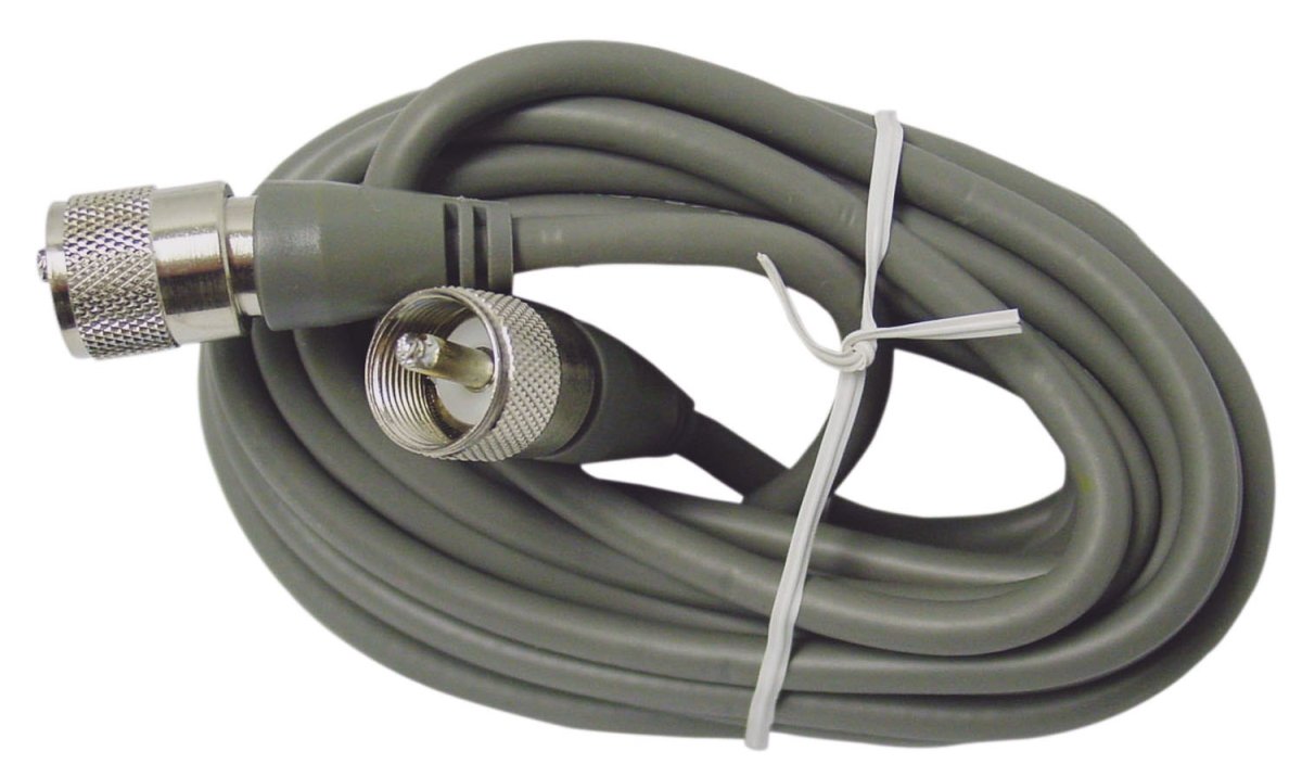 DIESEL - 9 FOOT RG8X 95% SHIELDED GREY COAX CABLE WITH MOLDED PL259 CONNECTORS ON EACH END